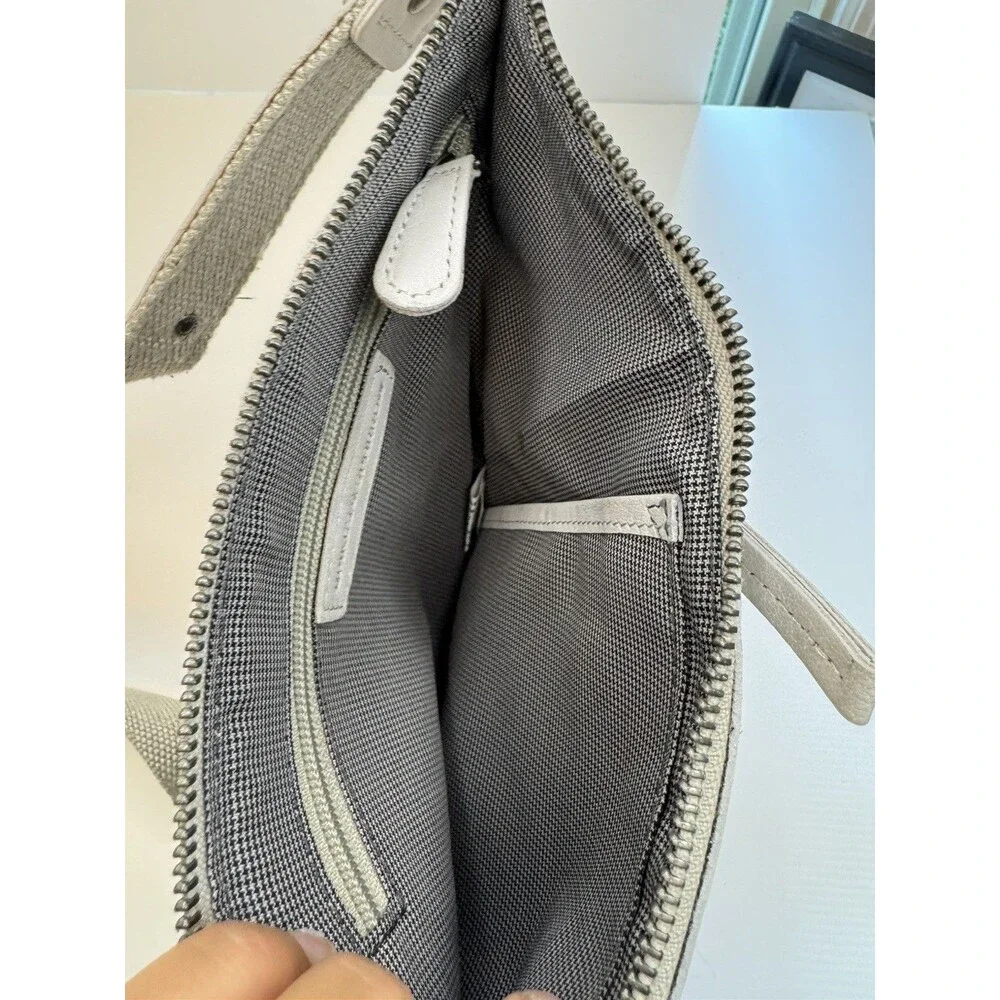 Spikes & Sparrow Flat Sling Bag Back Pack Taupe Leather